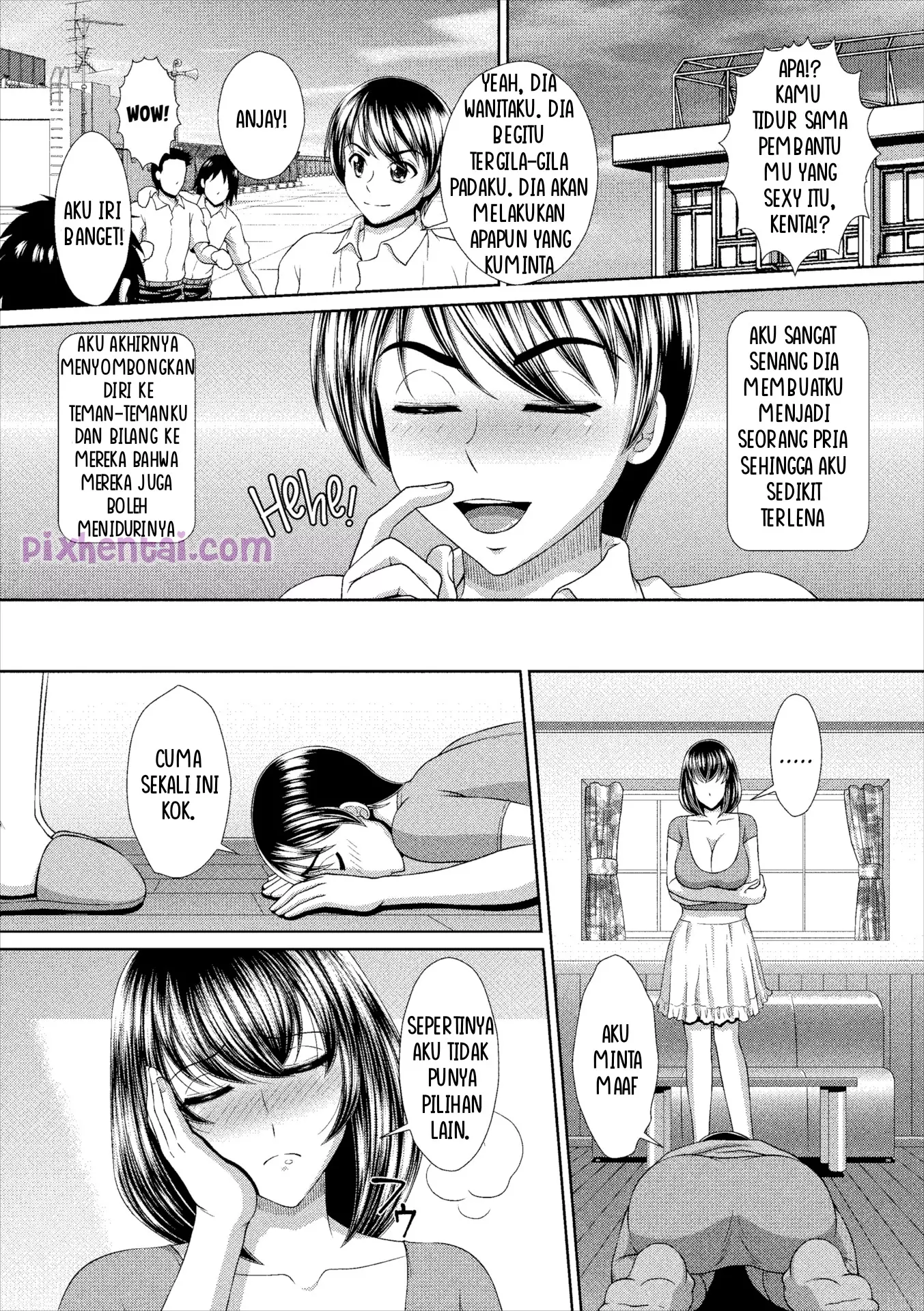 Komik hentai xxx manga sex bokep Housekeepers Work Ayah Pintar cari Pembantu Cantik 12
